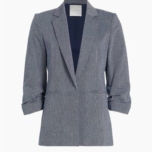 Elie Tahari The Saige Cotton Blazer,size 10,Chic CareerWear Office Casual Preppy